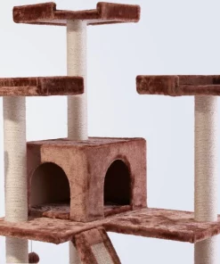 Frisco 72-in Large Base Faux Fur Cat Tree & Condo -The Frisco Store 101809 PT2. SY630 V1584452233