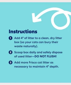 Frisco Multi-Cat Unscented Clumping Clay Cat Litter -The Frisco Store 103790 PT5. SY630 V1657654928