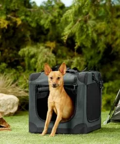 Frisco Indoor & Outdoor 3-Door Collapsible Soft-Sided Dog & Small Pet Crate