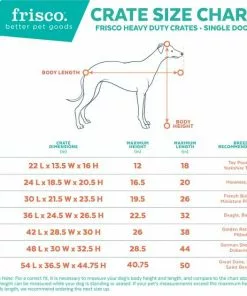 Frisco Heavy Duty Fold & Carry Single Door Collapsible Wire Dog Crate -The Frisco Store 109783 PT2. SY630 V1568053031