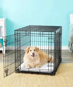 Frisco Heavy Duty Fold & Carry Double Door Collapsible Wire Dog Crate -The Frisco Store 109790 PT6. SY630 V1550177062