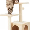 Frisco 28-in Faux Fur Cat Tree & Condo