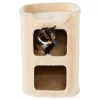 Frisco 24-in 2-Story Faux Fur Cat Condo