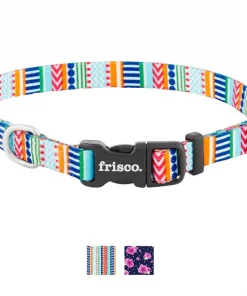 Frisco Patterned Polyester Dog Collar
