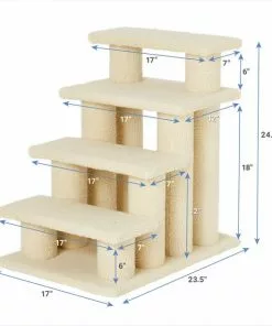 Frisco 18.5 or 24.5 Inch 2-in-1 Cat & Dog Stairs -The Frisco Store 140154 PT1. SY630 V1584451550