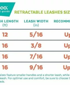 Frisco Nylon Tape Reflective Retractable Dog Leash -The Frisco Store 140896 PT8. SY630 V1524508344
