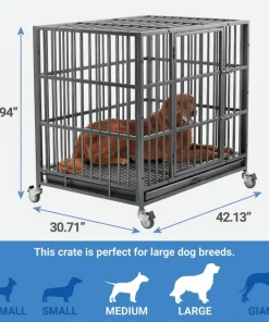 Frisco Ultimate Heavy Duty Steel Metal Single Door Dog Crate 6 Frisco Ultimate Heavy Duty Steel Metal Single Door Dog Crate -The Frisco Store 141213 PT1. SY630 V1569025426