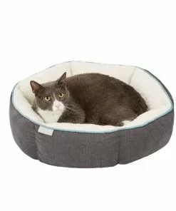 Frisco Sherpa Hexagon Bolster Cat & Dog Bed -The Frisco Store 144813 PT5. SY630 V1578443391
