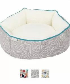 Frisco Sherpa Hexagon Bolster Cat & Dog Bed -The Frisco Store 144814 PT2. SY630 V1566404038
