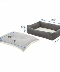 Frisco Sherpa Orthopedic Bolster Cat & Dog Bed 9 Frisco Sherpa Orthopedic Bolster Cat & Dog Bed -The Frisco Store 144819 PT1. SY630 V1657655547