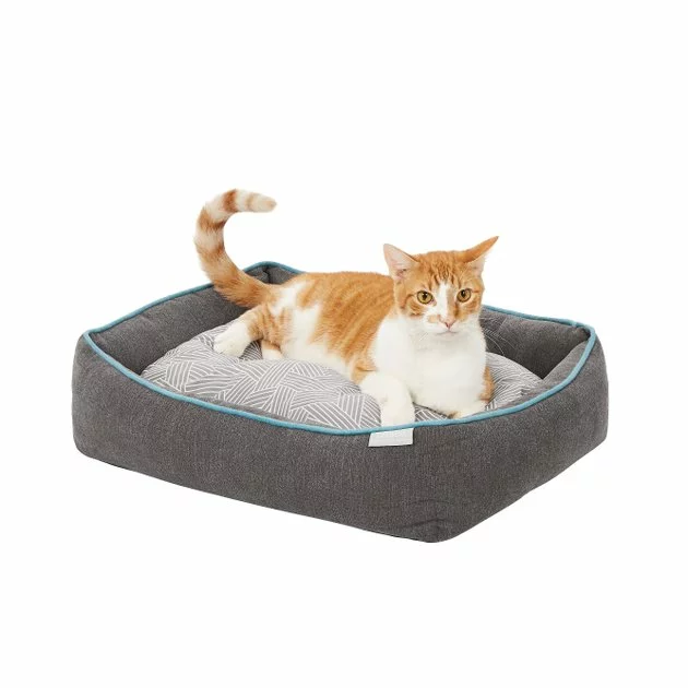 Frisco Sherpa Orthopedic Bolster Cat & Dog Bed 8 Frisco Sherpa Orthopedic Bolster Cat & Dog Bed - Image 6