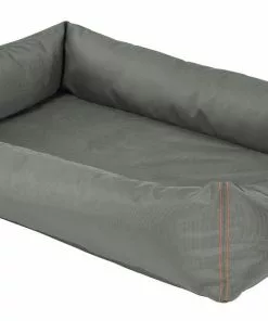 Frisco Rectangular Bolster Dog Bed w/Removable Cover, Dark Gray -The Frisco Store 144865 PT2. SY630 V1566404861