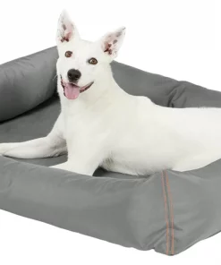 Frisco Rectangular Bolster Dog Bed w/Removable Cover, Dark Gray -The Frisco Store 144865 PT4. SY630 V1578443251