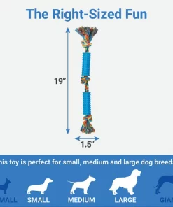 Frisco Rope with Double Handle Grip Dog Toy -The Frisco Store 147106 PT2. SY630 V1539206420