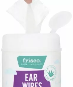 Frisco Deodorizing Ear Wipes with Aloe for Dogs & Puppies -The Frisco Store 152583 PT3. SY630 V1551302809