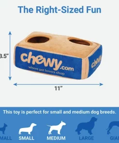 Frisco Hide & Seek Plush Chewy Box Puzzle Dog Toy -The Frisco Store 152808 PT1. SY630 V1592549755