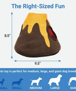 Frisco Hide & Seek Plush Volcano Puzzle Dog Toy -The Frisco Store 152810 PT1. SY630 V1592551253