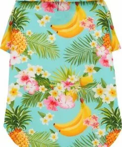 Frisco Pineapple Hawaiian Camp Dog & Cat Shirt -The Frisco Store 153596 PT2. SY630 V1645045890