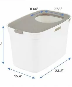 Frisco Top Entry Cat Litter Box, Large 23-in -The Frisco Store 155652 PT1. SY630 V1621603682