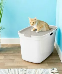 Frisco Top Entry Cat Litter Box, Large 23-in -The Frisco Store 155652 PT4. SY630 V1552409851