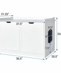 Frisco Decorative Bench Cat Litter Box Cover -The Frisco Store 156788 PT3. SY630 V1570480071