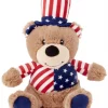X-Frisco Plush Squeaking American Flag Bear Dog Toy, 2020 -The Frisco Store 157187 Main. SY630 V1559764050