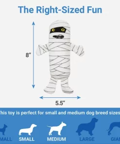 Frisco Halloween Living Dead Monsters Plush Squeaky Dog Toy, 3 count -The Frisco Store 161345 PT1. SY630 V1563230367