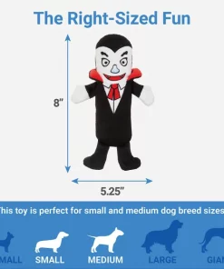 Frisco Halloween Living Dead Monsters Plush Squeaky Dog Toy, 3 count -The Frisco Store 161345 PT3. SY630 V1563230323