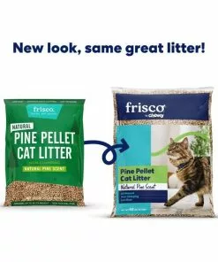 Frisco Pine Pellet Unscented Non-Clumping Wood Cat Litter -The Frisco Store 161458 PT1. SY630 V1657656016