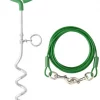 Frisco Easy Grip Stake with Tie Out Cable, Large -The Frisco Store 166446 MAIN. SY630 V1572472390