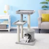 Frisco 42-in Heavy Duty Faux Fur Cat Tree & Condo -The Frisco Store 169398 MAIN. SY630 V1584451001