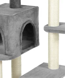 Frisco 48-in Heavy Duty Faux Fur Cat Tree & Condo -The Frisco Store 169399 PT4. SY630 V1569622088