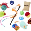 Frisco Plush, Teaser & Ball Variety Pack Cat Toy with Catnip, 12 count -The Frisco Store 169686 Main. SY630 V1573680776
