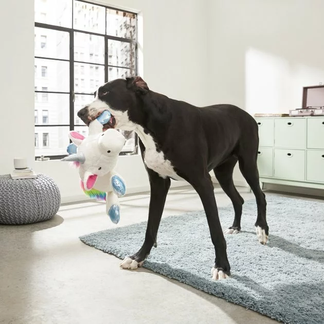 Frisco Plush Squeaking Jumbo Unicorn Dog Toy 5 Frisco Plush Squeaking Jumbo Unicorn Dog Toy - Image 3