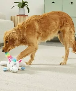 Frisco Corduroy Plush Squeaking Unicorn Dog Toy -The Frisco Store 174701 PT2. SY630 V1573492392