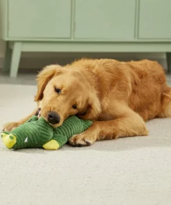 Frisco Corduroy Plush Squeaking Alligator Dog Toy -The Frisco Store 174705 PT2. SY630 V1573492714