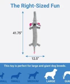 Frisco Wagazoo Plush Squeaking Elephant Dog Toy -The Frisco Store 174749 PT1. SY630 V1574718780