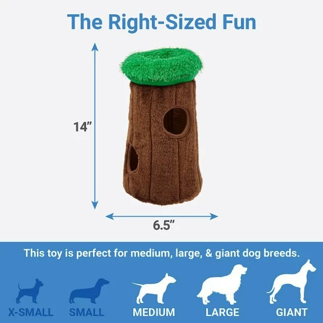 Frisco Hide & Seek Plush Tree Puzzle Dog Toy 4 Frisco Hide & Seek Plush Tree Puzzle Dog Toy - Image 2