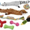 Frisco Rope, Plush, & TPR Bundle Dog Toy, 10-Pack -The Frisco Store 177846 MAIN. SY630 V1605660127