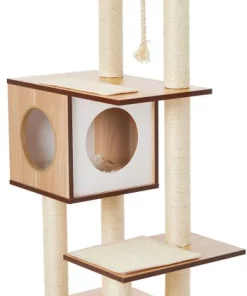 Frisco 47.5-in Modern Cat Tree & Condo -The Frisco Store 177904 PT5. SY630 V1584453379