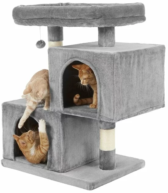 Frisco 33-in Faux Fur Cat Tree & Condo 7 Frisco 33-in Faux Fur Cat Tree & Condo - Image 5