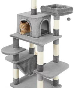 Frisco 59-in Faux Fur Cat Tree & Condo 15 Frisco 59-in Faux Fur Cat Tree & Condo -The Frisco Store 180392 PT5. SY630 V1584453430