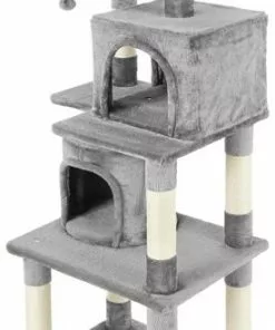 Frisco 61-in Faux Fur Cat Tree & Condo -The Frisco Store 180395 PT7. SY630 V1584453483