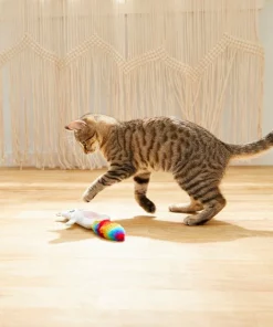 Frisco Mythical Mates Rainbow Unicorn Crinkle Kicker Cat Toy with Catnip -The Frisco Store 204537 PT2. SY630 V1583271490