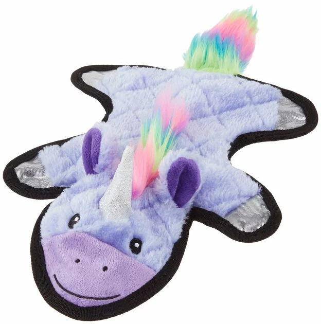 Frisco Mythical Mates Flat Plush Squeaking Unicorn Dog Toy 3 Frisco Mythical Mates Flat Plush Squeaking Unicorn Dog Toy