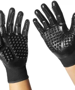 Frisco Dog & Cat Deshedding & Grooming Gloves, Black -The Frisco Store 206842 PT2. SY630 V1610762611
