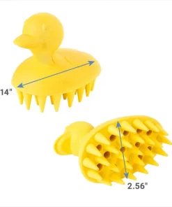 Frisco Rubber Duckie Dog & Cat Curry Brush -The Frisco Store 206849 PT2. SY630 V1597759729