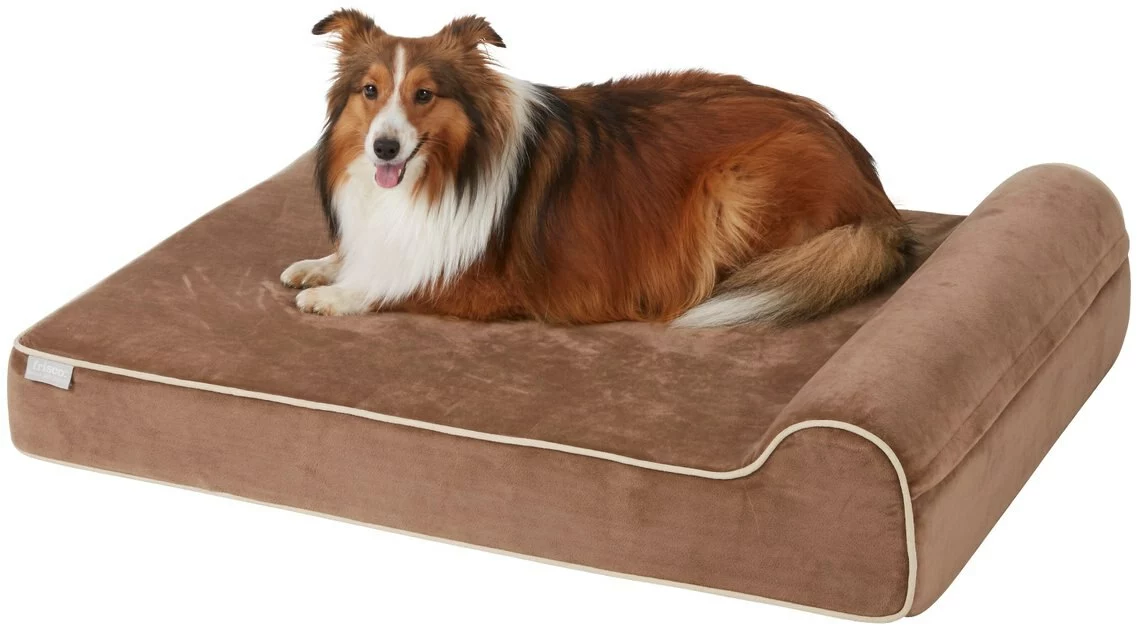 Frisco Orthopedic Chaise Pillow Dog Bed w/Removable Cover 5 Frisco Orthopedic Chaise Pillow Dog Bed w/Removable Cover - Image 3
