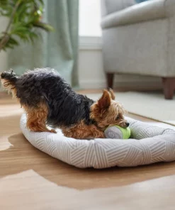 Frisco Gray Basket Weave Dog Crate Mat
