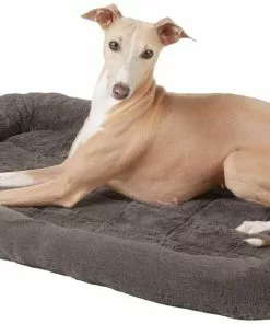 Frisco Quilted Plush Dog Crate Mat, Gray 8 Frisco Quilted Plush Dog Crate Mat, Gray -The Frisco Store 210243 PT2. SY630 V1590067946